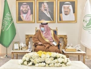 أمير نجران يستقبل مدير فرع الرئاسة العامة للبحوث العلمية والإفتاء بالمنطقة