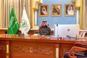 أمير الجوف يتابع جهود الوقاية من كورونا مع وكلاء الإمارة ومحافظي المحافظات