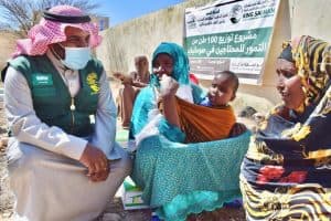 مركز الملك سلمان يختتم توزيع 100 طن تمور للمحتاجين في صوماليلاند