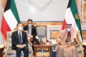 أمير الكويت يتلقى رسالة من الرئيس الصيني اتعزيز العلاقات بين البلدين
