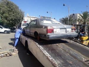 رفع 383 سيارة مهملة من شوارع جدة