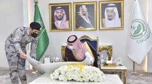 أمير نجران يستقبل قائد حرس الحدود بالمنطقة