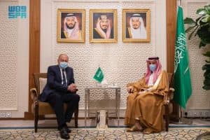وزير الخارجية يستقبل الأمين العام لجامعة الدول العربية