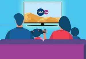 خدمة SAT T.V تقدم أكثر من 180 قناة ترفيهية جديدة تجربة تلفزيونية جديدة متاحة في السعودية