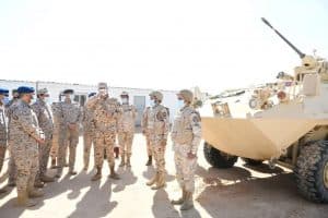 رئيس هيئة الأركان يتفقد قوة رفحاء وقوة حفرالباطن ووحداتها المتقدمة