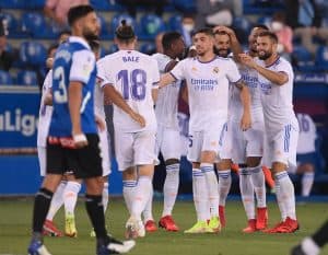 بنزيمة يهدي أنشيلوتي العائد فوزه الأول مع الريال