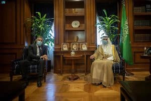 وزير الدولة للشؤون الخارجية يستقبل سفير بعثة الاتحاد الأوروبي