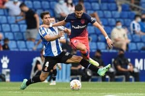 اتلتيكو  مدريد ينتزع الفوز على اسبانيول في الرمق الأخير