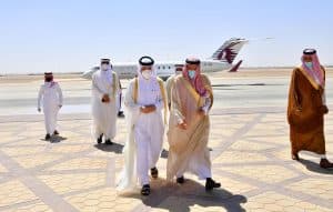 نائب وزير الخارجية يستقبل وزير الدولة للشؤون الخارجية القطري