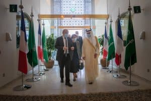 الجبير يستقبل وزير خارجية فرنسا