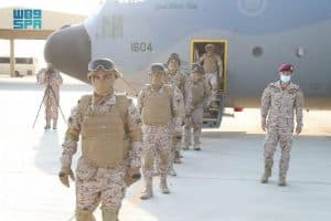 وصول القوات البرية السعودية المشاركة في تمرين “المصير واحد/1” إلى الإمارات