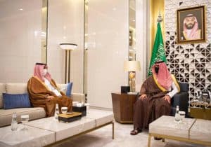 سمو وزير الداخلية يستقبل سفير دولة قطر لدى المملكة