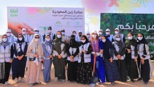 زين السعودية تطلق حملة تشجير روضة أم الشقوق