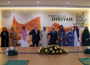 توقيع مذكرة تفاهم بين هيئة تطوير بوابة الدرعية وجامعة الفيصل في المجالات الأكاديمية 