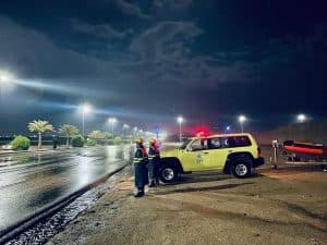 الدفاع المدني يتابع الحالة المطرية التي تشهدها أغلب مناطق المملكة