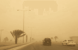المركز الوطني للأرصاد: عوائق ترابية على منطقة المدينة المنورة