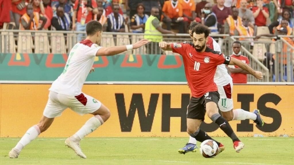 صلاح يقود الفراعنة للفوز على المغرب في أمم إفريقيا