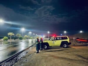 الدفاع المدني يدعو إلى توخي الحذر لاحتمالية فرص هطول أمطار رعدية على بعض مناطق المملكة