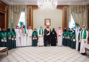 سمو ولي العهد يستقبل وفد مؤسسة الملك عبدالعزيز ورجاله للموهبة والإبداع “موهبة”