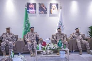 قائد القوات المشتركة يستقبل رئيس أركان القوات المسلحة القطرية