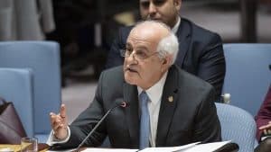 مندوب فلسطين بالأمم المتحدة يدعو المجتمع الدولي إلى محاسبة المحتل الصهيوني الغاشم