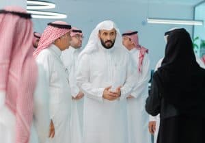 وزيرا التجارة والعدل ورئيس هيئة الخبراء يطّلعون على خدمات المركز السعودي للأعمال الاقتصادية