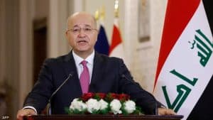 الرئيس العراقي: إجراء انتخابات مبكرة قد يفتح طريقاً للخروج من الأزمة