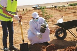 مركز الملك عبدالعزيز للحوار الوطني يستطلع آراء المواطنين حول التشجير