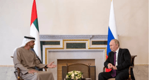 محمد بن زايد وبوتين يبحثان العلاقات الثنائية