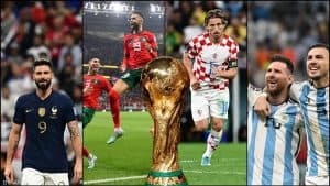 مؤشر الإحصاءات يحدد فرص المنتخبات الأربعة بتحقيق كأس العالم