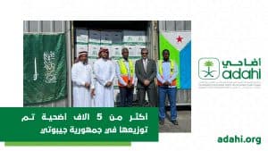 “أضاحي” يوزِّع 5 آلاف ذبيحة بجيبوتي خلال الأيام الماضية