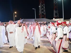 الأميرِ محمد بن عبدالعزيز يتفقَّد عدداً من مقارِّ فعاليات مهرجان “شتاء جازان 23”