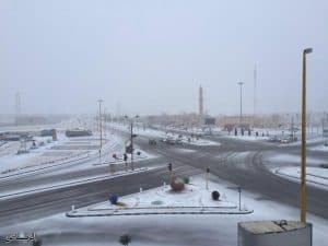 “طريف” تسجل أدنى درجة حرارة على مستوى المملكة
