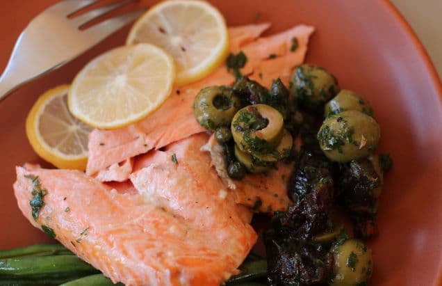 Food Healthy Roasted Salmon