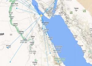 زلزال بقوة 4.57 درجة يضرب مدينة الغردقة بمصر