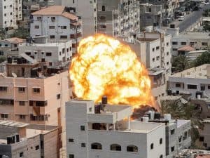 جرحى في قصف إسرائيلي على قطاع غزة