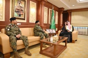 نائب أمير جازان يستقبل وكيل وزارة الداخلية لشؤون الأفواج الأمنية