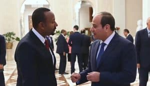 السيسي يبحث مع آبي أحمد الأزمة السودانية وسد النهضة
