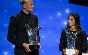 هالاند يفوز بجائزة لاعب العام في أوروبا