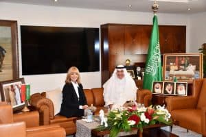 الســفير الغريري يستقبل سفيرة جمهورية كرواتيا