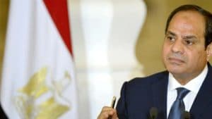 الرئيس المصري يؤكد ضرورة تسهيل وصول المساعدات الإنسانية للفلسطينيين