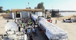 دخول الإمدادات الطبية لمنظمة الصحة العالمية إلى قطاع غزة