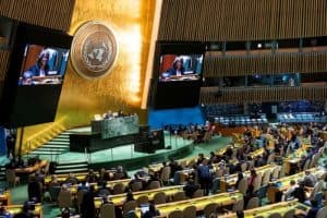 الجمعية العامة تطالب بوقف فوري لإطلاق النار بغزة