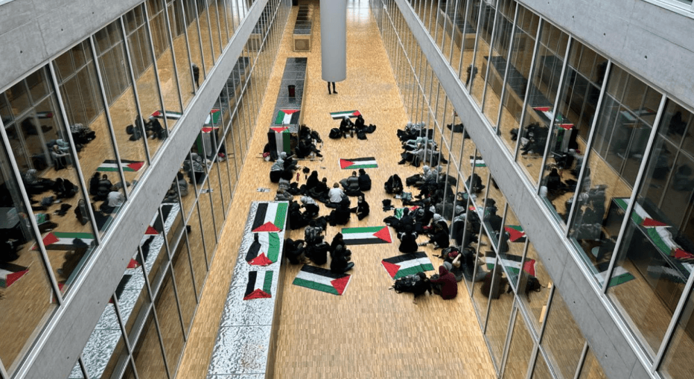 احتجاجات الطلاب المؤيدين لفلسطين تصل سويسرا