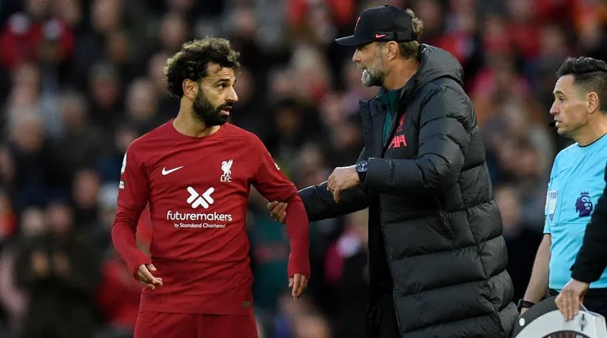 صلاح ينهال بالمديح على يورغن كلوب في فيديو وداعي لمدربه