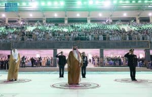 وزير الحرس الوطني يرعى حفل تخريج دورة تأهيل الضباط الجامعيين الـ35 والدفعة الـ40 من طلبة كلية الملك خالد العسكرية