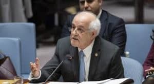 مراقب فلسطين لدى الأمم المتحدة يرحب بقرار مجلس الأمن الدولي وقف إطلاق النار في غزة