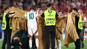 إصابة خطيرة لفارغا لاعب منتخب المجر في يورو 2024