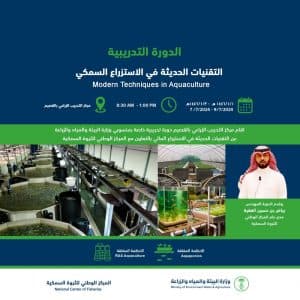 الاستزراع السمكي يلعب دوراً مهماً في تحقيق الأمن الغذائي الوطني