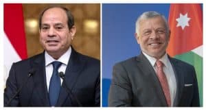الأردن ومصر تؤكدان على أهمية التوصل إلى تهدئة شاملة في المنطقة
